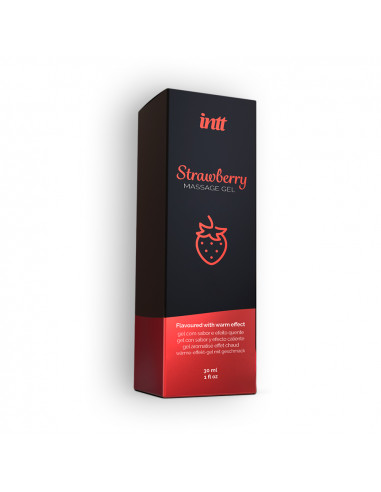 Gel INTT Massagem com sabor a Morango 30ml