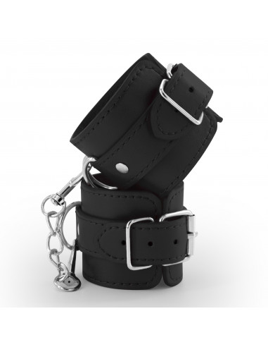 Algemas de Couro Bondage Love Pretas