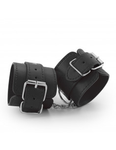 Algemas de Couro Bondage Love Pretas