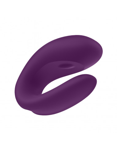 Vibrador Double Joy Satisfyer com APP Roxo