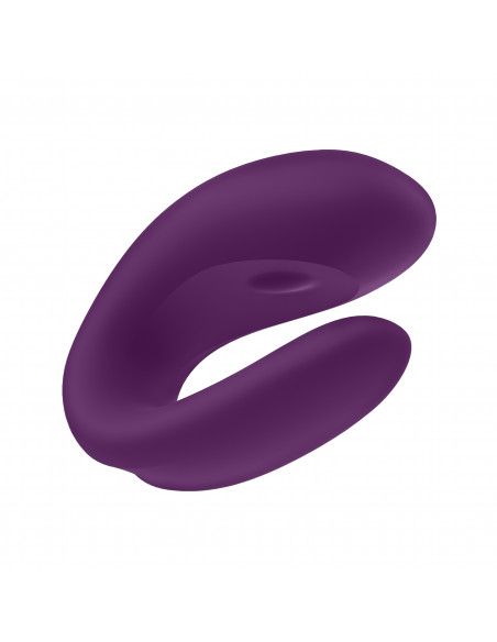 Vibrador Double Joy Satisfyer com APP Roxo