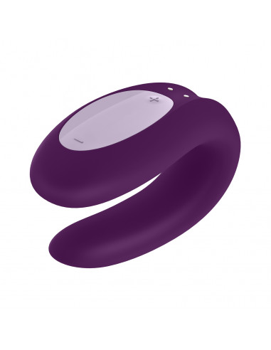 Vibrador Double Joy Satisfyer com APP Roxo