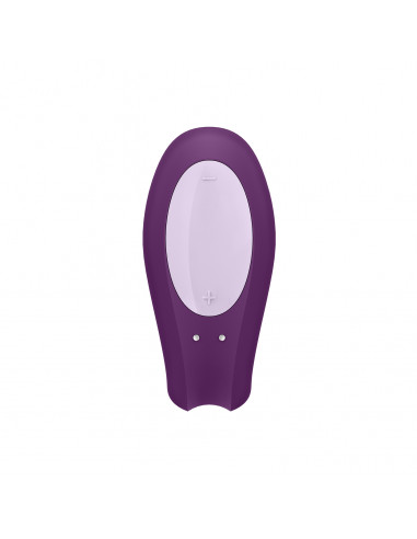 Vibrador Double Joy Satisfyer com APP Roxo