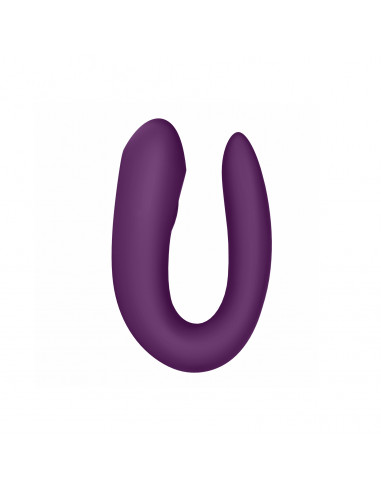 Vibrador Double Joy Satisfyer com APP Roxo