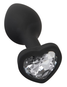 Plug Anal em Silicone Pequeno, com Brilhante 2