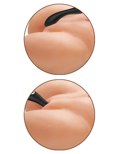 utilização do vibrador na vulva da mulher. Um pouco antes do orgasmo.