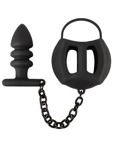 Ball Cage com Plug Anal