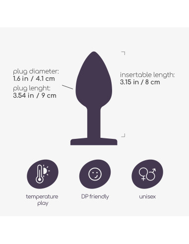 Joia Bijou-Plug Anal Grande Metálico