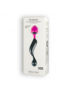 .Vibro/Massagador Recarregável Symphony Black and Pink 2