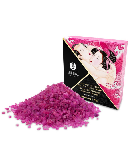 Sais para banho relaxante e sensual Rosa 75 g.