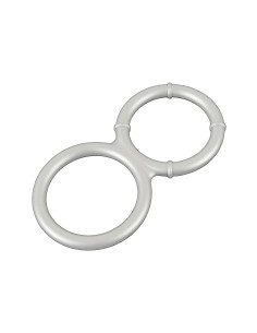 Anel Metallic Silicone Duplo 2