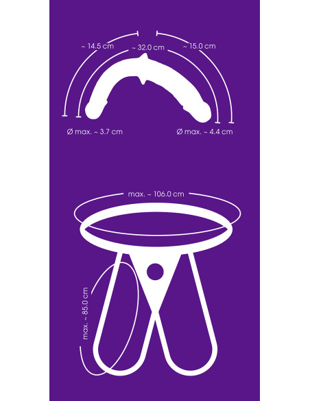 .StrapOn Duplo Macio
