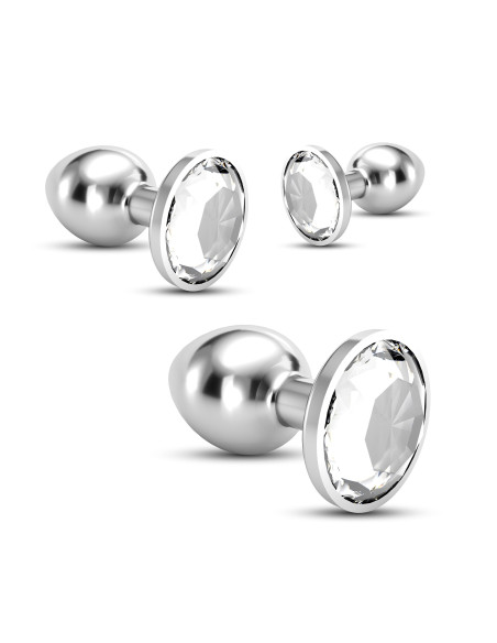 Treino Anal (3 Plugs - Pequeno, Médio e Grande)