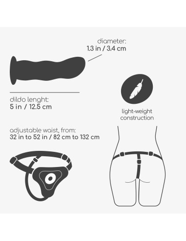 Arnês Snapper Rosa (StrapOn)