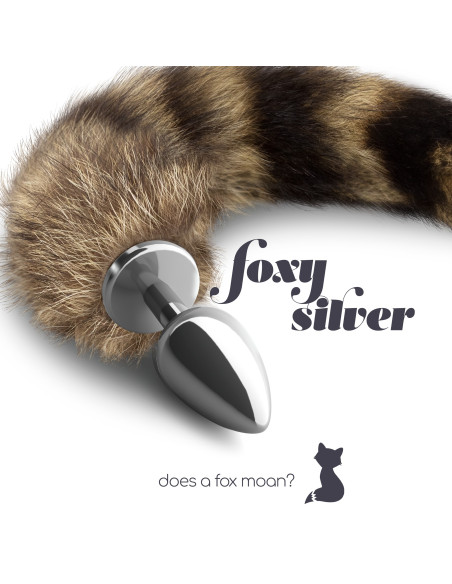 Plug Anal Metálico com Cauda de Raposa