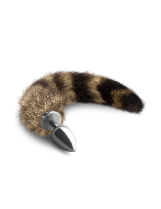 Plug Anal Metálico com Cauda de Raposa 2