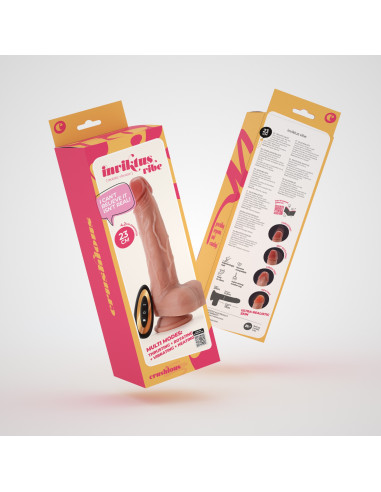 Vibrador grande e muito realista. Parece um pénis grande verdadeiro.