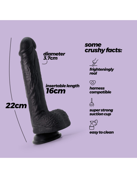 Dildo Inviktus 8 Preto