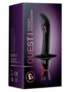 Vibrador anal para homem, com estimulação da próstata.