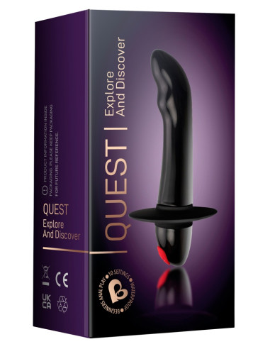 Vibrador anal para homem, com estimulação da próstata.