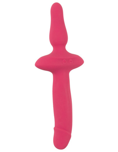 2 em 1 Vibrador + Plug Anal