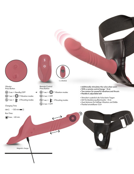 Strap On Duplo (Mulher) Vibrador