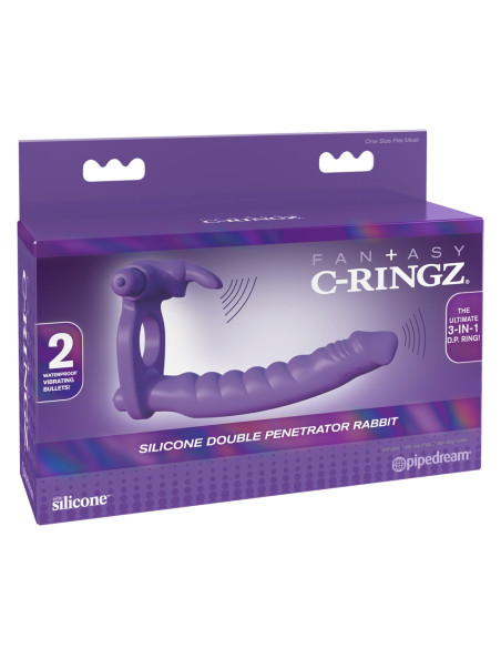 -Coelho Penetrador Duplo de Silicone