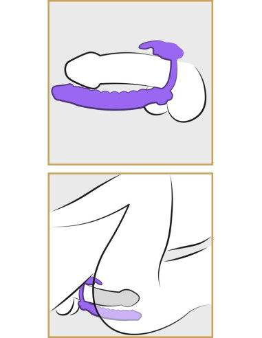 -Coelho Penetrador Duplo de Silicone