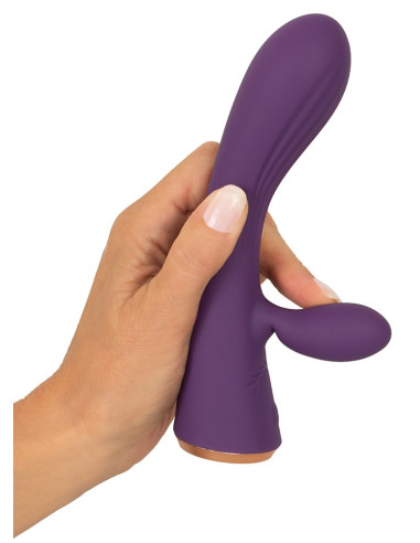 Vibrador tipo Rabbit, muito macio e confirtável de usar para a mulher com a vagina muito sensível.