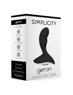 Vibrador Anal Recarregável Geron Simplicity 2