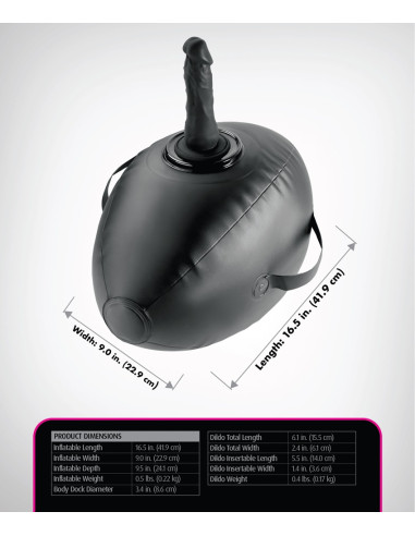 Body Dock Almofada com Dildo