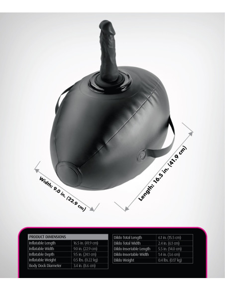 Body Dock Almofada com Dildo