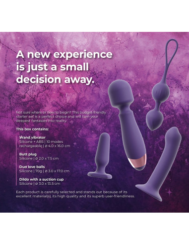 Kit de Iniciação ao Prazer Feminino Feminine🌸