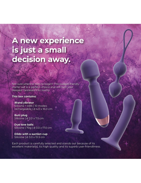 Kit de Iniciação ao Prazer Feminino Feminine🌸