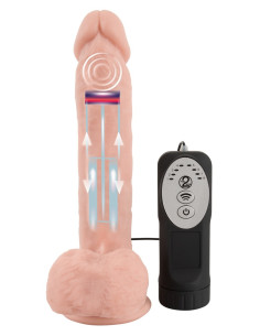 Mão de mulher com vibrador realista. Em silicone. 2