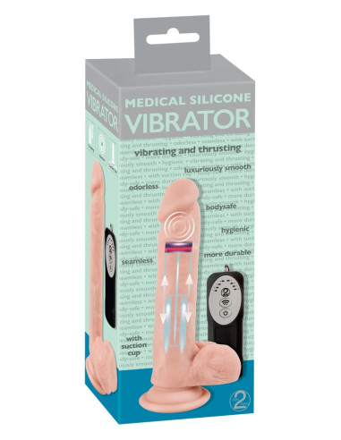 Vibrador Premium de Silicone Médico com...