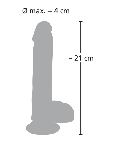 Dimensões do vibrador.
