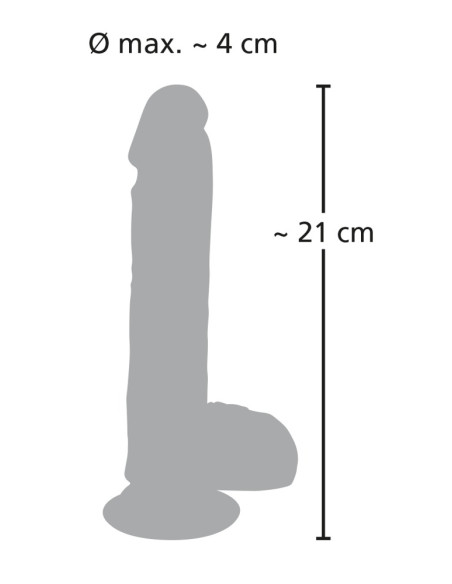 Dimensões do vibrador.