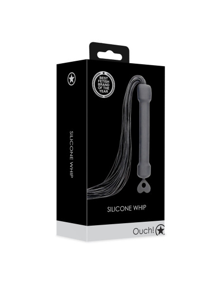 Chicote em Silicone Preto OUCH!