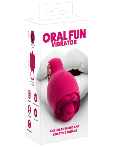 Vibrador com Língua Rotativa – Estimulação Oral...