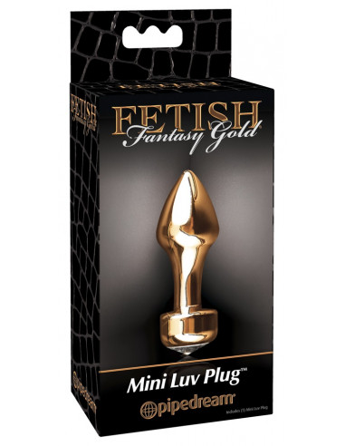 .Mini Luv Plug Anal com Brilhante
