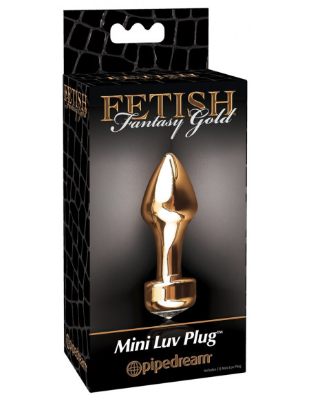 .Mini Luv Plug Anal com Brilhante