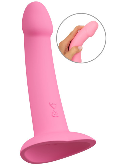 Heart Guy Pink Vibrador com Ventosa