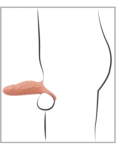 Manga Vibratória RealSleeve Close com Anel