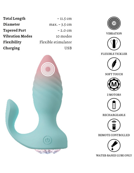JUVELA RC Butt Plug com Controlo Remoto