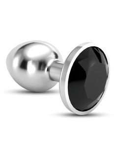 Joia Bijou-Plug Anal Grande Metálico Preto 2