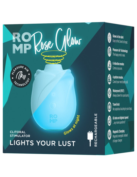 Pulsador de Clitóris ROMP Rose Glow 🌹