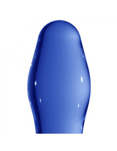 Plug Anal Vidro Star Chrystalino Azul 2