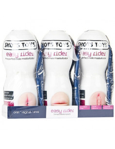 Pack 3 Mastubadores, Vagina, Boca e Anus