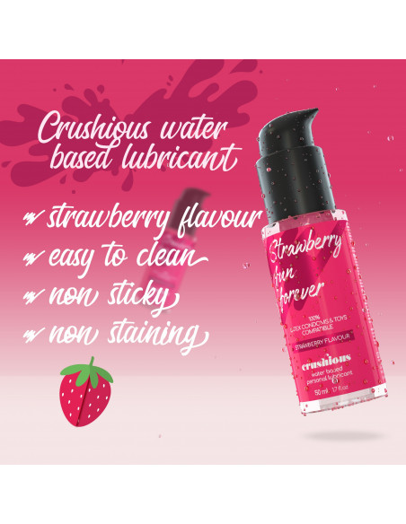 Lubrificante com sabor a Morango Crushious 50ml